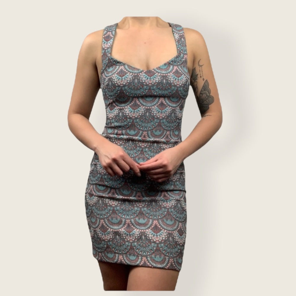 Zara mini dress paisley